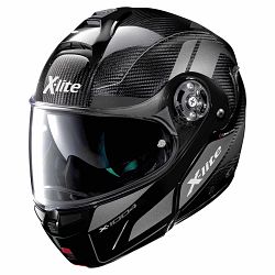 X-Lite X-1004 Ultra Carbon Charismatic Helmet-Grey-Black-XXS