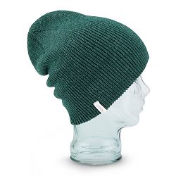 The Frena Solid Beanie - Unisex-Heather Forest Green