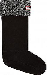 Unisex 6 Stitch Cable Boot Sock-Dark Ion Pink - Black