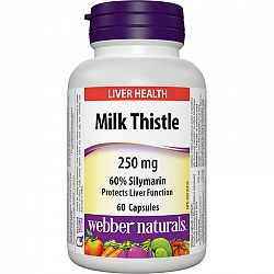 Webber Naturals Milk Thistle - 250mg - 60's