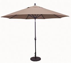 789bk-DWV76-51-76 - Galtech International - Double Wind Vents Umbrella (Test) 51: Canvas BK: BlackHeather Beige -