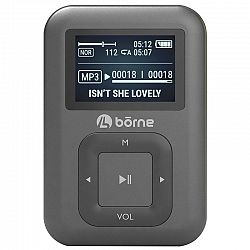 Borne 4GB Clip MP3 Player - Black - MP3204B