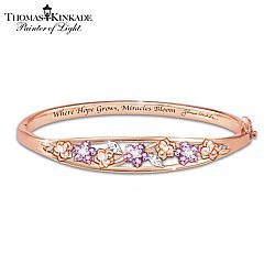 Thomas Kinkade Garden Of Hope Women's Copper Bracelet