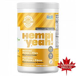Manitoba Harvest Hemp Yeah Balanced Protein + Fibre Hemp Powder - Unsweetened - 454g