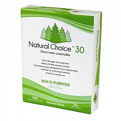 Norpac Natural Choice 30 Printer Paper Case - 500 Sheets x 10 Pack - RW1035C