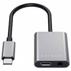 Satechi Type-C to 3.5mm Audio Headphone Jack Adapter - Space Grey - STTCACAM