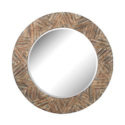 51-10162 - GUILD MASTER - 48 Large Round Wood Mirror Natural Drift Wood Finish -