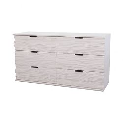 7011-1055 - GUILD MASTER - Shale - 60 6-Drawer Chest Cappuccino Foam Finish - Shale