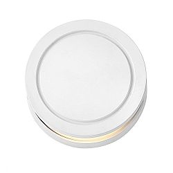 1517SW - Hinkley Lighting - Modern - 3.5 Inch 2.3W 1 LED Outdoor Deck Light Satin White Finish with Etched Glass - Modern