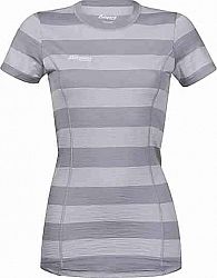 Soleie Tee - Women's-Aluminium - Solid Light Grey Striped