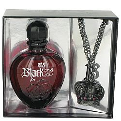 Black Xs Gift Set By Paco Rabanne - 2.7 oz Eau De Toilette Spray + Necklace with Crown Pendant