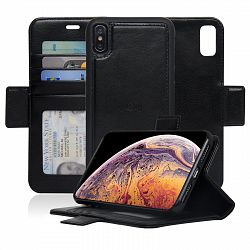 Navor Detachable Magnetic Wallet Case Compatible for iPhone Xs Max 6.5'' [Vajio Series] - Rose Gold