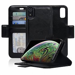 Navor Detachable Magnetic Wallet Case Compatible for iPhone XR 6.1'' [Vajio Series] - Rose Gold