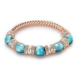 Touch Of Heaven Healing Women's Turquoise & Copper Bracelet