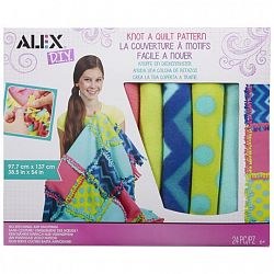 Alex Toys Diy Knot-A-Quilt Pattern Craft Multi-Color