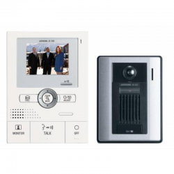 JKS-1AED - Aiphone Colour Video Intercom Kit Surface Mount Door Station and Picture Memory