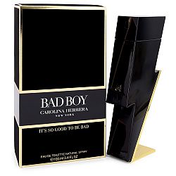 Bad Boy Cologne 100 ml by Carolina Herrera for Men, Eau De Toilette Spray