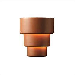 CER-2235W-PATV - Justice Design - Large Terrace Outdoor Sconce Verde Patina Finish (Smooth Faux)Smooth Faux - Ambiance