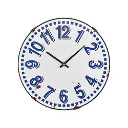 351-10746 - Elk-Home - Twin Cities - 16 Wall ClockWhite/Navy Finish - Twin Cities
