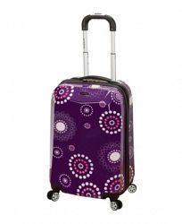 Rockland Purple Pearl 20" Hardside Carry-On Luggage