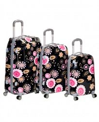 Rockland Pink Pearl 3-Pc. Hardside Luggage Set
