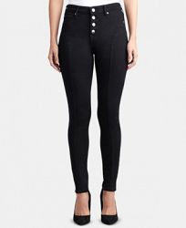 True Religion Halle Button-Fly Skinny Jeans