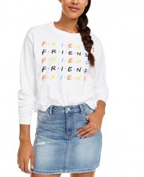 Hybrid Juniors' Friends Long-Sleeved Graphic T-Shirt