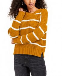 Hippie Rose Juniors' Striped Sweater