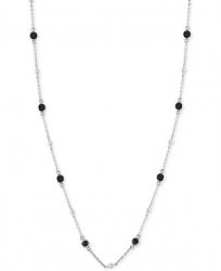 Effy Diamond Bezel 18" Statement Necklace (1-1/5 ct. t. w. ) in 14k White Gold