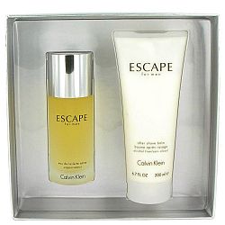 Escape by Calvin Klein for Men, Gift Set - 3.4 oz Eau De Toilette Spray + 6.7 oz After Shave Balm