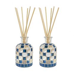 2499-BEL-3379726 - Bailey Street Home - Bakersfield - Reed Diffuser (Set of 2)White/Blue Finish - Bakersfield