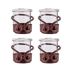 579-BEL-2247146 - Bailey Street Home - Harley Covert - 3.3-inch Lasso Votive CandleholderMontana Rustic/Clear Finish - Harley Covert