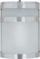 85000FTSST - Maxim Lighting - Arc CF - One Light Outdoor Wall Lantern Stainless Steel Finish with Frosted Glass - Arc CF