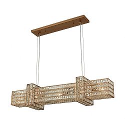 11123/5 - Elk Lighting - Lexicon - Five Light Chandelier Matte Gold Finish with Clear Crystal - Lexicon