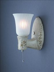 CER-7121-BIS-GPDV-BRSS-PL1-LED-9W - Justice Design - American Classics - Heirloom Oval with Uplight Glass Shade Wall Sconce Polished Brass Self Ballast LEDChoose Your Options - American ClassicsG��