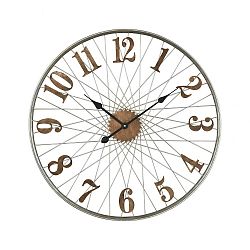 3205-003 - Elk Home - Moriarty - 26.77 Inch Wall Clock Grey/Brushed Gold Finish - Moriarty