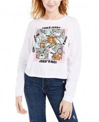 Love Tribe Juniors' Long-Sleeve Tom & Jerry T-Shirt
