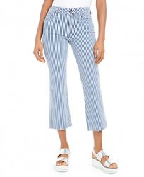Kut from the Kloth Kelsey High Rise Striped Ankle Flare