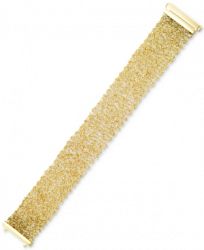 Mesh Vermeil Bracelet in 14k Gold Over Sterling Silver