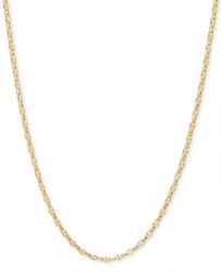 Italian Gold Anchor 20" Chain Necklace in 14k Gold