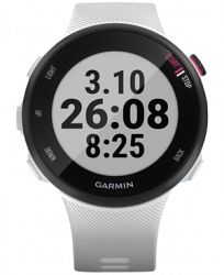Garmin Forerunner 45 White Silicone Strap Smart Watch 39mm