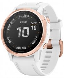 Garmin fenix 6S White Silicone Strap Smart Watch 42mm