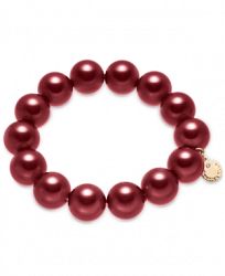 Charter Club Imitation Pearl (14mm) Stretch Bracelet, Created for Macy's