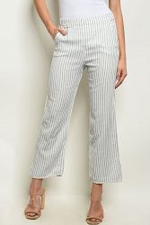 White Stripes Pants - Medium
