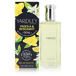 Yardley Freesia & Bergamot Perfume 125 ml by Yardley London for Women, Eau De Toilette Spray