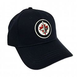 Nhl Men's Winnipeg Jets Onesize Pinback Cap Black Navy One Size