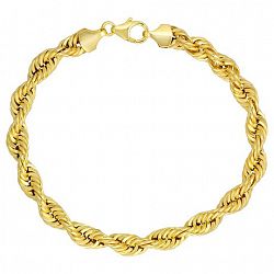 Sono Di Oro Quintessential 10Kt Gold Bonded On Silver Womens Bracelet Gold O/S