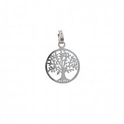 Sterling Silver Tree Of Life Charm Silver