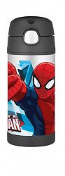 Thermos Vacuum Insulated Spiderman Funtainer Bottle, 355 Ml Multi 355Ml