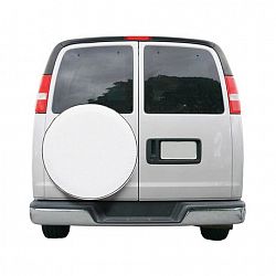 Classic Accessories Custom Fit Spare Tire Cover, Fits 21"- 22" Wheel Diameter Soft White